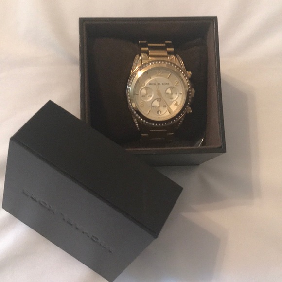 Michael Kors Accessories - Michael Kors gold watch.